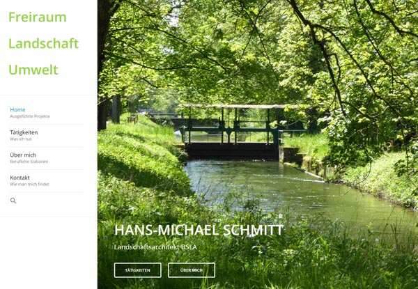 Webseite Schönelandschaft